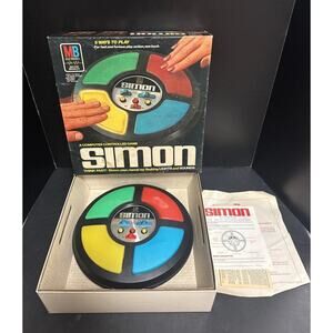 Milton Bradley Simon Electronic Game Original Box 100% Complete Vintage 1978